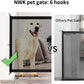Magic Pet Gate for the House Stairs Providing a Safe Enclosure for Pets to Play and Rest, 12 Hooks (30'' X 70'')
