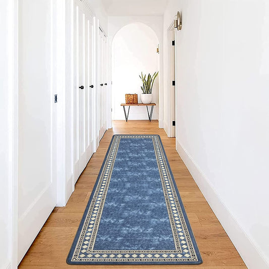 Runner Rug for Hallway 2'X6' Non Slip Kitchen Runner Rug Laundry Rugs and Mats Washable Runner Rugs for Kitchen Floor Farmhouse Laundry Room Rug Runner Entryway Area Rugs Indoor