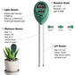 3 in 1 Soil Moister Tester Water Ph Light Test Meter Kit Gardening Grass Plants