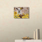 Sunflowers Wall Art for Living Room Llama Wall Decor Yellow Brown Picture Canvas Prints Framed Animal Painting Artwork 12''W×16''H