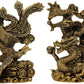Feng Shui Chinese Dragon and Phoenix Statue Fgurine Decoration for Marriage Luck
