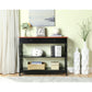 Convenience Concepts Oxford 1 Drawer Console Table, Cherry/Black