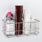 Suction Cup Deep Shower Caddy Bath Wall Shelf for Large Shampoo Shower Gel Holder Bathroom Storage - Rustproof Stainless Steel