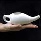 Neti Pot Ceramic Porcelain Nasal Wash Clear Allergy Congestion Mucus Dry Nose 1