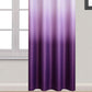 Light Blocking Gradient Color Curtains Purple Ombre Blackout Curtains Room Darkening Thermal Insulated Grommet Window Drapes for Living Room/Bedroom (Purple, 2 Panels, 52X84 Inch)