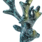 2PCS Reindeer Figurines,Nordic Modern Style Resin Sitting and Standing Deer Statue Decorations for Office Bedroom Family Living Room (Blue)