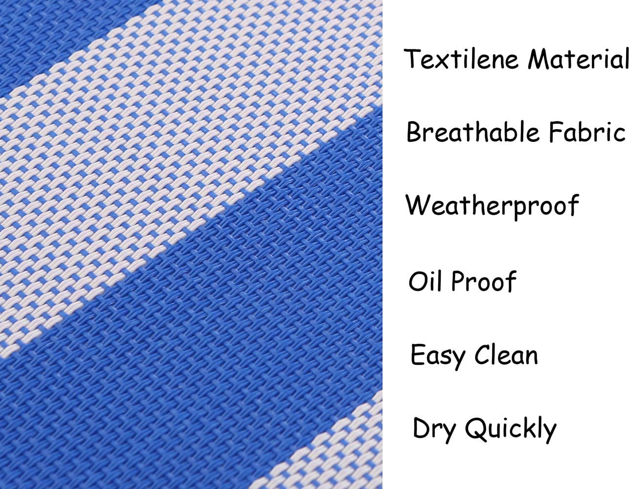 14 FT Quick Dry Hammock with Double Size Solid Wood Spreader Bar Outdoor Patio Yard Poolside Beach Hammock with Chains, Waterproof and UV Resistance, 2 Person 450 Pound Capacity