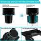 Car Cup Holder Expander Tray New Version  Multifunctional Automotive Cup Attachable Tray with 360°Rotation Detachable Tray Table Adjustable Base, Adapt 16-32Oz Cup/Bottles/Drink