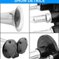 Air Horn for Truck Boats Car, 150DB Super Loud Train Horns Kit with 120 PSI Air Compressor (Silver, Dual)
