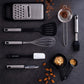 Kitchen Utensils Set - Nylon & Stainless Steel Cooking Utensils Set - Non-Stick Kitchen Utensils with Spatula - 44 Pc Set