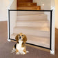 Mesh Dog Gate, Magic Gate for Dog, Portable Folding Pet Gate, Safety Guard for Pet, Safety Fence for House Stair Doorway Door, Black, 28.3*43.8In