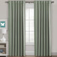 Blackout Curtains Thermal Insulated Window Treatment Panels Room Darkening Blackout Drapes for Living Room Back Tab/Rod Pocket Bedroom Draperies, 52 X 84 Inch, Light Sage, 2 Panels