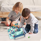 Kids Race Tracks for Boys Car Adventure Toys Gifts for Age 2 3 4 5 6 Year Old Boys Girls, Puzzle Car Tracks Playsets City Rescue Toy Preschool Educational Car Toys Games for Toddlers