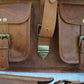 KPL 14 Inch Leather Crossbody Bags Purse Women Shoulder Bag Satchel Ladies Tote Travel Purse Full Grain Leather (Tan Brown)