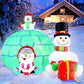 Christmas Inflatables Outdoor Decorations, Blow up Snowman Penguins Inflatable
