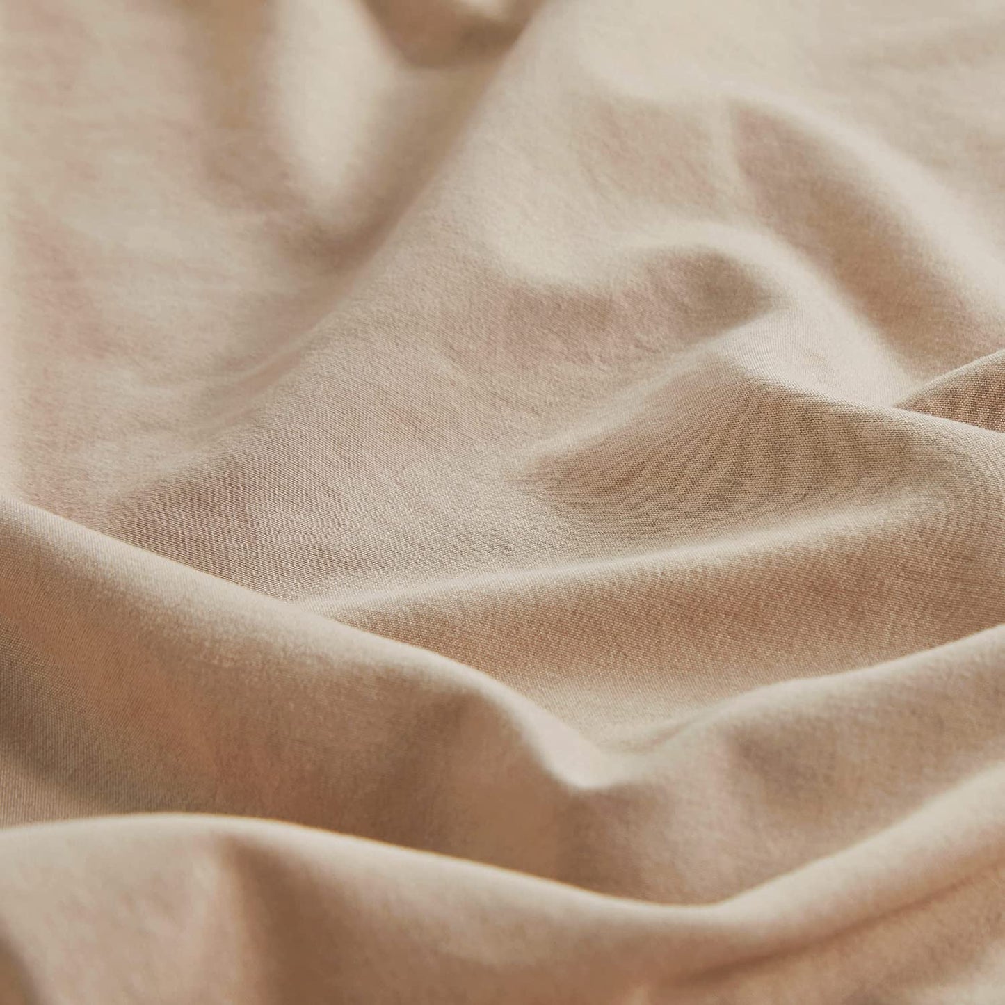 Khaki Duvet Covers Queen Size - Washed Duvet Cover, Soft Queen Duvet Cover Set 3 Pieces with Zipper Closure, 1 Duvet Cover 90X90 Inches and 2 Pillow Shams (No Comforter)