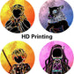Demon Slayer Poster Anime Canvas Wall Art Kimetsu No Yaiba 5 Pieces HD Print Painting Tanjiro Nezuko Kamado Silhouette Decoration Pictures Modern for Living Bathroom Room Home Decor Unframed