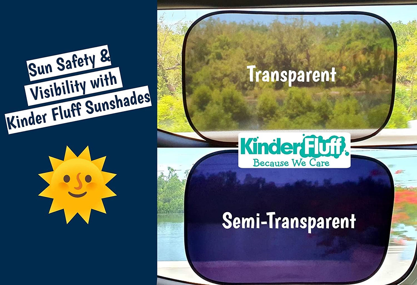 Car Window Shade (4Pack)-The Only Certified Car Window Sun Shade for Baby Proven to Block 99.95% UVR - Mom'S Choice Gold Award Winning -Car Window Shade for Baby- Car Seat Sun Protection