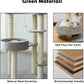 Cat Tree Cat Tower for Indoor Cats, 68" Tall Cat Tree House with Scratching Posts, Perch, Toys, Cat Activity Tree for Large Cats/Kittens, Cat Climbing Tower for Cat Play Rest