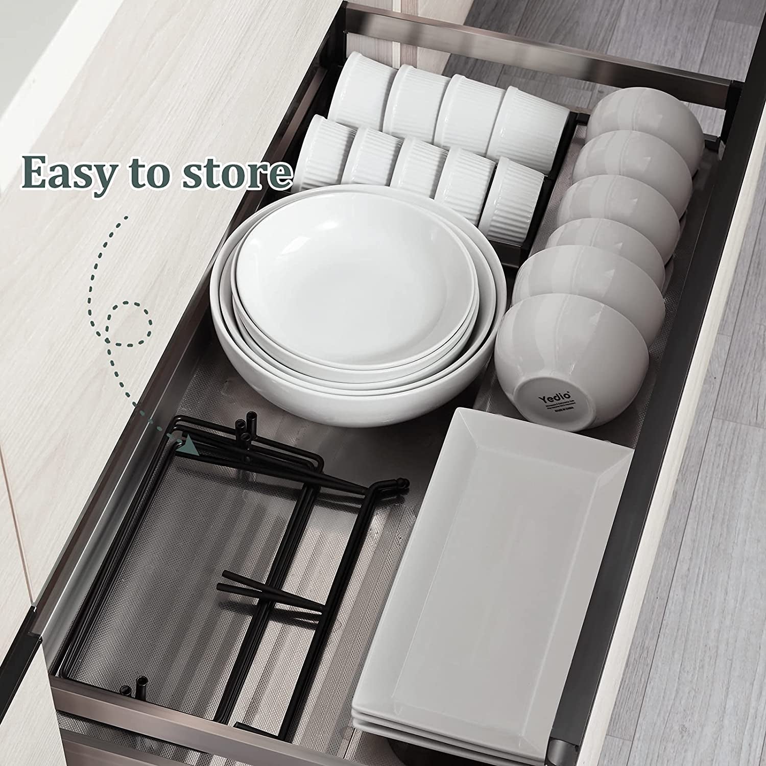 3 Tier Serving Tray Set 12 Inch Porcelain Tiered Serving Trays Platters, Collapsible Sturdier Stand with Stable Cross Bars, Three Layer Serving for Party Entertaining Food Display Fruit Dessert