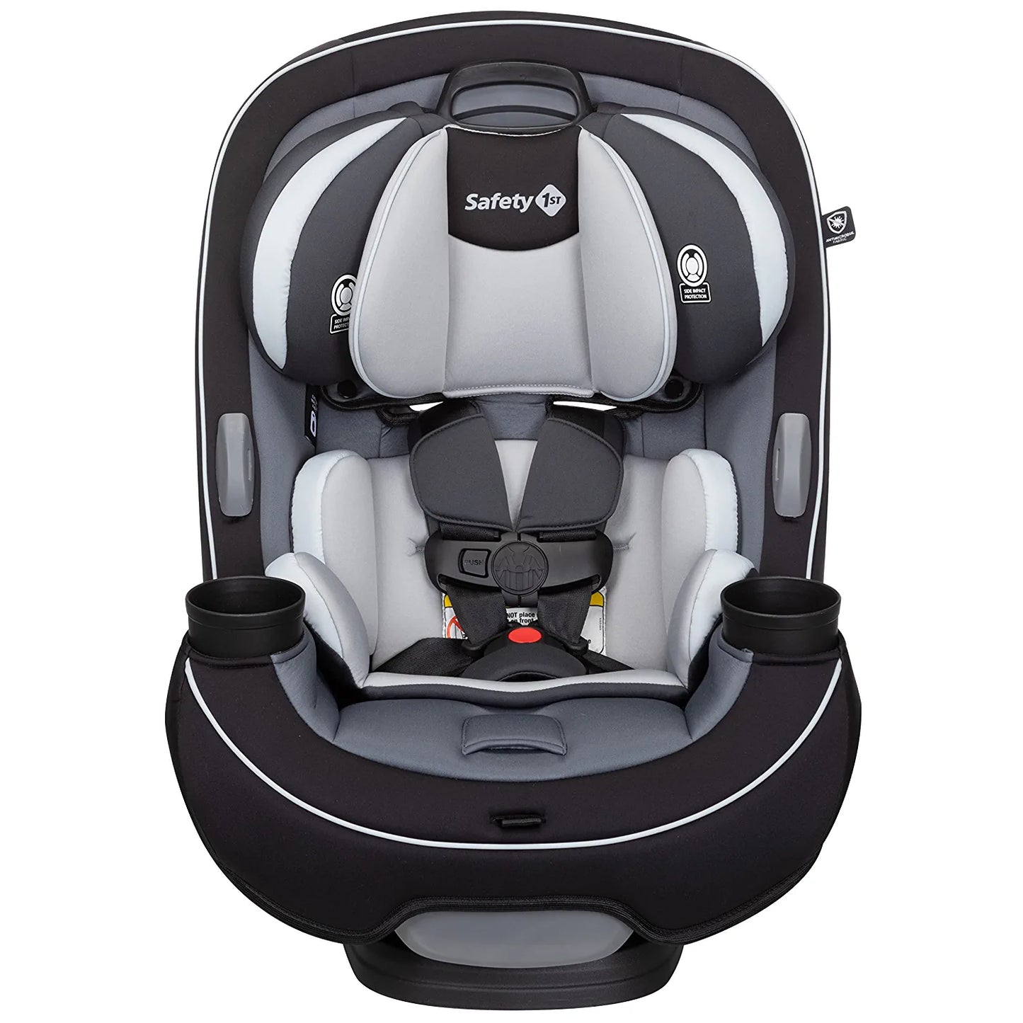 Grow and Go All-In-One Convertible Car Seat,Rear-Facing 5-40 Pounds, Forward-Facing 22-65 Pounds, and Belt-Positioning Booster 40-100 Pounds, Carbon Ink