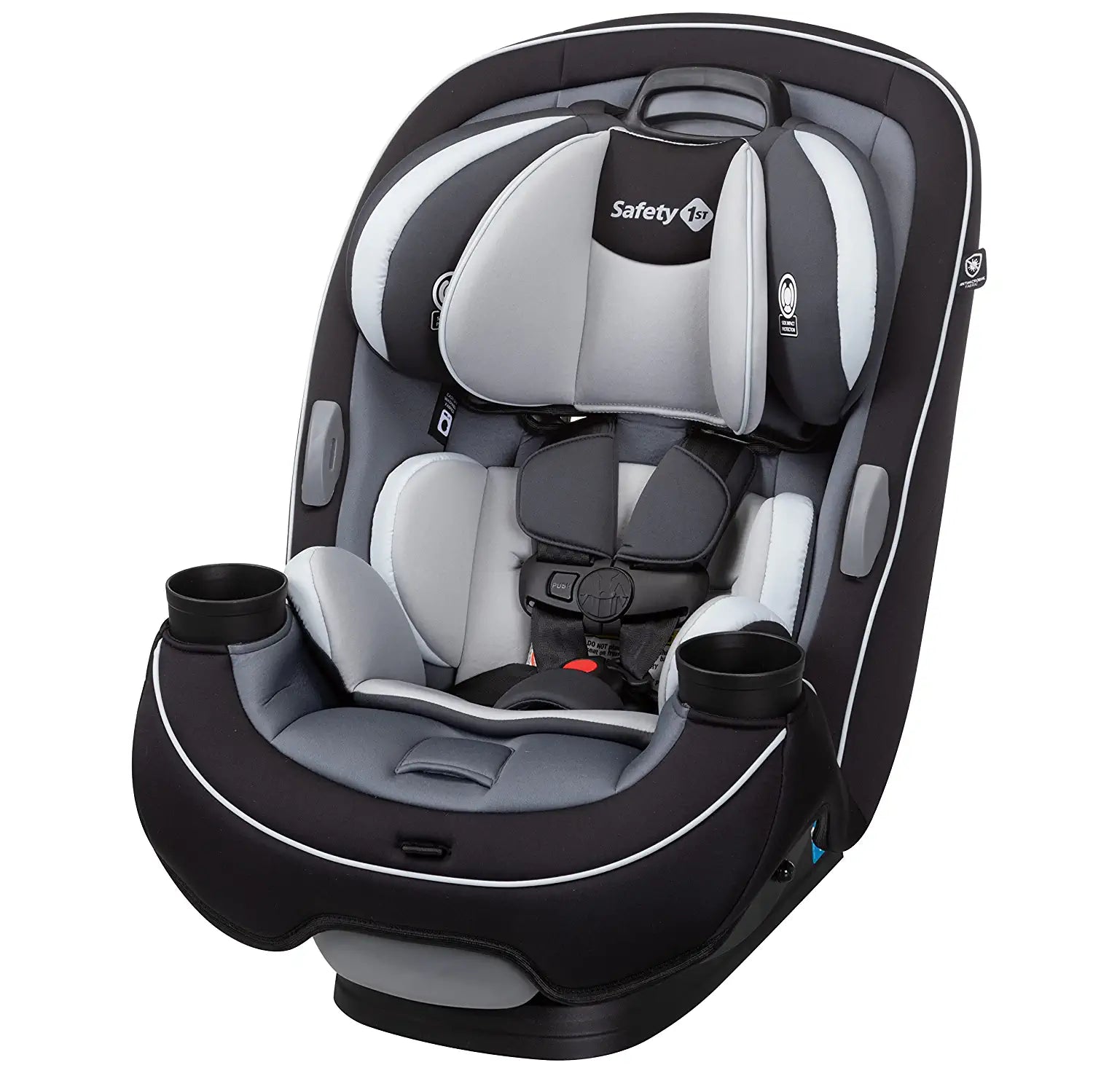 Grow and Go All-In-One Convertible Car Seat,Rear-Facing 5-40 Pounds, Forward-Facing 22-65 Pounds, and Belt-Positioning Booster 40-100 Pounds, Carbon Ink