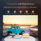 Mini Projector,  2023 Upgraded 1080P Supported Outdoor Projector, Kids Gift, Movie Projector for Outdoor Use, 50% Zoom, Compatible with HDMI, USB, Laptop, Ios, Android Phone and TV Box