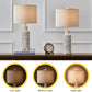 3-Way Dimmable Touch Control Table Lamp Set of 2 with Dual USB Charging Ports for Bedroom Living Room Vintage Rustic Farmhouse Traditional Nightstand Bedside Lamps(Bulbs Included)