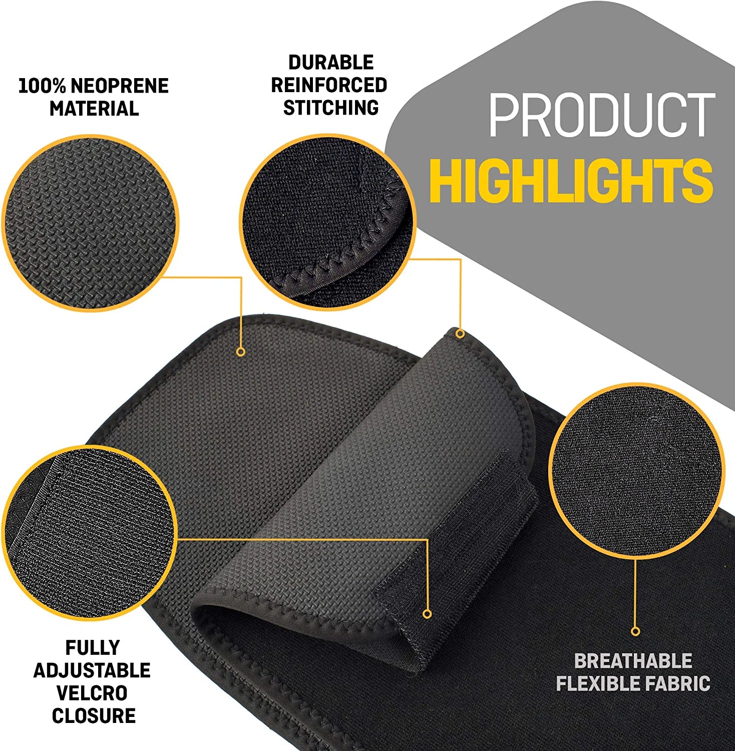 Waist Trimmer Belt for Women Waist Trainer Sauna Belt Tummy Toner Low Back and Lumbar Support Sauna Suit Effect