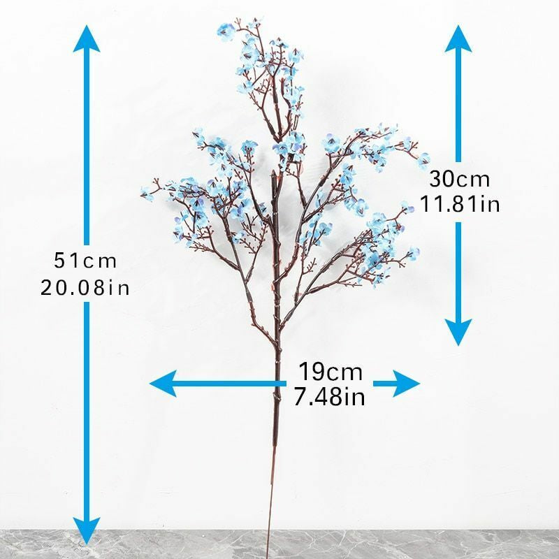 Gypsophila Flowers Artificial Branch Wedding Home Fake Bouquet Breath Decoration