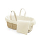 Tadpoles Muslin Cotton Gauze Baby Moses Basket Bedding Set, 3 Piece, Sand, One Size