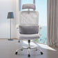 Office Chair, High Back Desk Chair Ergonomic Mesh Computer Chair with Headrest and PU Arms, Gray