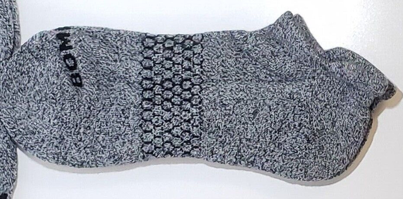 Bombas Men'S Classic Marls Ankle Socks - Charcoal - Large - New! Honeycomb Black