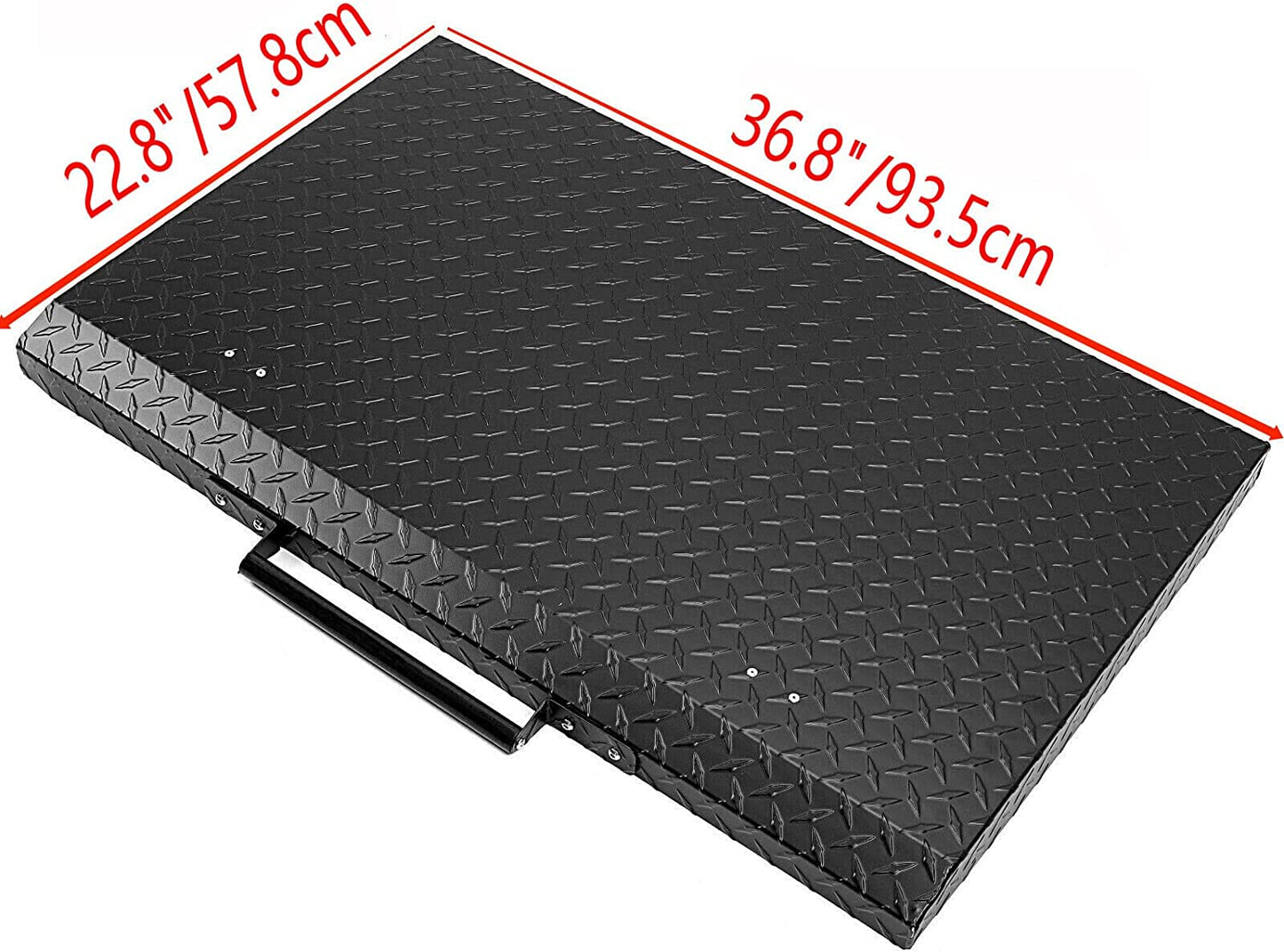 Black Outdoor 36” Griddle Grill Hard Cover Lid Waterproof Aluminum Compatible with Blackstone & More