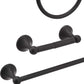 5-Piece Bathroom Set - Standard, Black