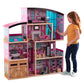 Shimmer Mansion Wooden Dollhouse, over 4 Feet Tall, Lights & Sounds and 30 Pieces