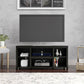 Mainstays Parsons TV Stand for Tvs up to 50", Black Oak