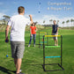 Pro Grade Ladder Toss Indoor/Outdoor Game Set with 6 Soft Rubber Bolo Balls, Travel Carrying Case