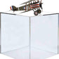 5 Sided Cube Display Box 5 Inch Square Hollow Flippable Bin One Open Side Clear Platform Display Art Pedestal Collectible Cover Showcase Stand Expo Event Wedding Reception by