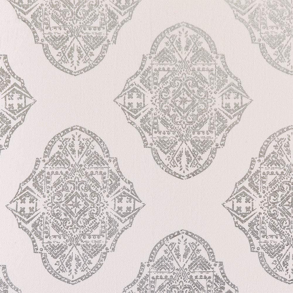 - EH8246-01 2-96G Augustus Metallic Grommet Top Panel Pair, 54X96, Off-White, 2 Piece