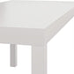 Ameriwood Home Parsons Modern Coffee Table, White