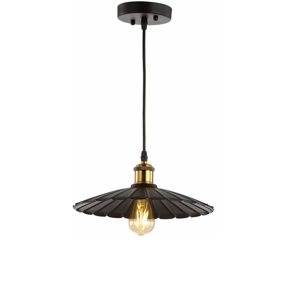 Adjustable Industrial Retro Lotus Pendant Light Metal LED Hanging Ceiling Lamp Lighting Fixtures for Kitchen Island Dining Room
