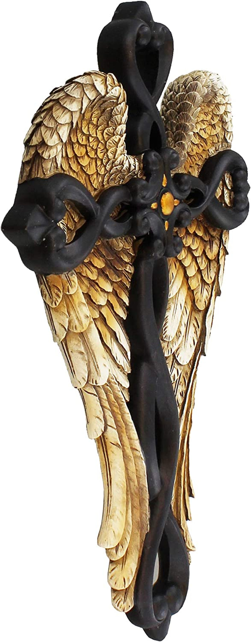 Angel Wings Wall Cross - Jesus Spiritual Art Sculpture