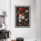 Flowers Canvas Prints Peony Ranunculus Poppies Carnation Nature Floral Wall Art Posters Decor for Home Office(16X20 Inches, Unframed)