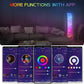 Floor Lamp, RGB Color Changing Led Lamp, Smart Lamp Alexa APP Control, Modern Floor Lamp with DIY Mode, Music Sync and White Fabric Shade, Standing Lamp for Living Room Bedroom Game Room