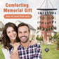Wind Chimes for Outside,30"Memorial Wind Chimes with 28 Pieces Tubes and 16 Copper Bell for Garden,Patio,Window Wind Chime Hanging Decoration, Bronze Memorial Sympathy Wind Chimes Gifts for Mom
