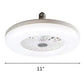RKSTN Modern Ceiling Fan With Light Low Profile Ceiling Fan LED Dimmable With Light Kit Lamp E27 Lamp Holder For Bedroom Bathroom Indoor Ceiling Fan