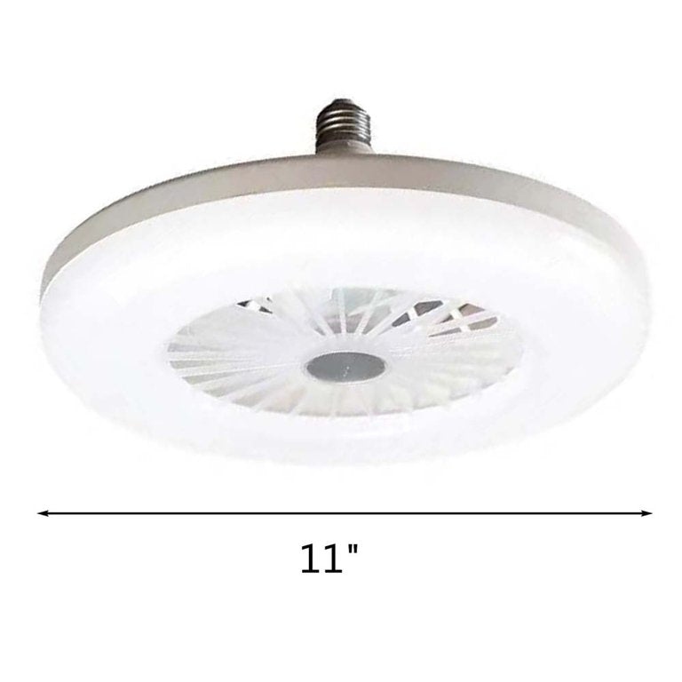 RKSTN Modern Ceiling Fan With Light Low Profile Ceiling Fan LED Dimmable With Light Kit Lamp E27 Lamp Holder For Bedroom Bathroom Indoor Ceiling Fan