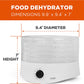 Food Dehydrator, Dehydrator for Food and Jerky, Freeze Dryer, CCD100W6, 280 Watts, White