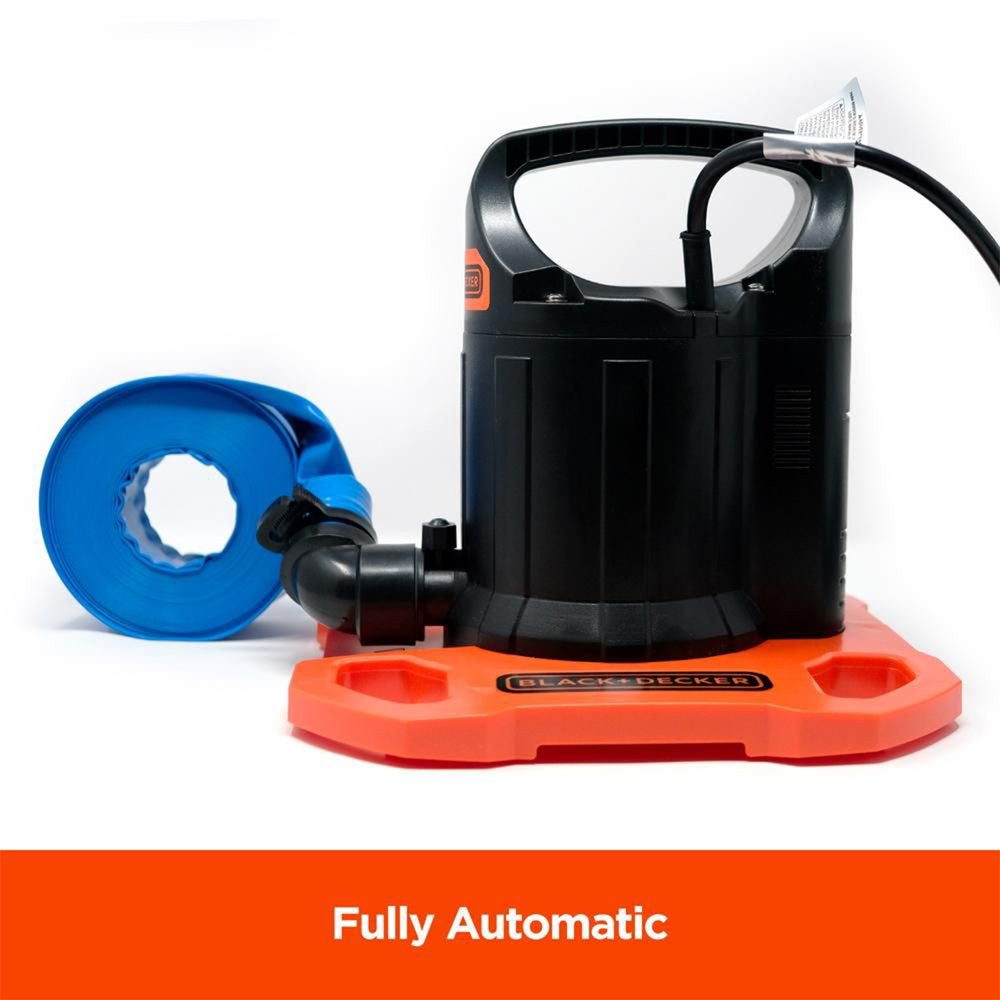 1500 GPH Submersible Automatic Pool Cover Pump W/ Filter